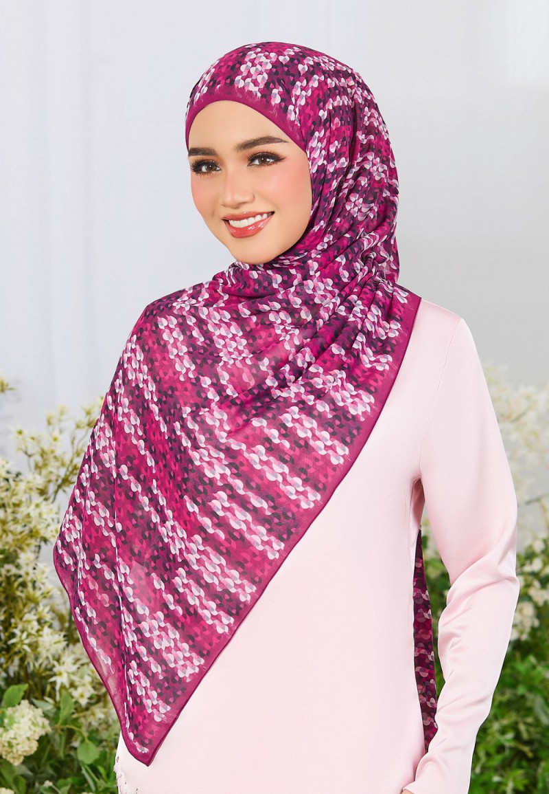 SHAWL DREAMY GLAZE PRINTED