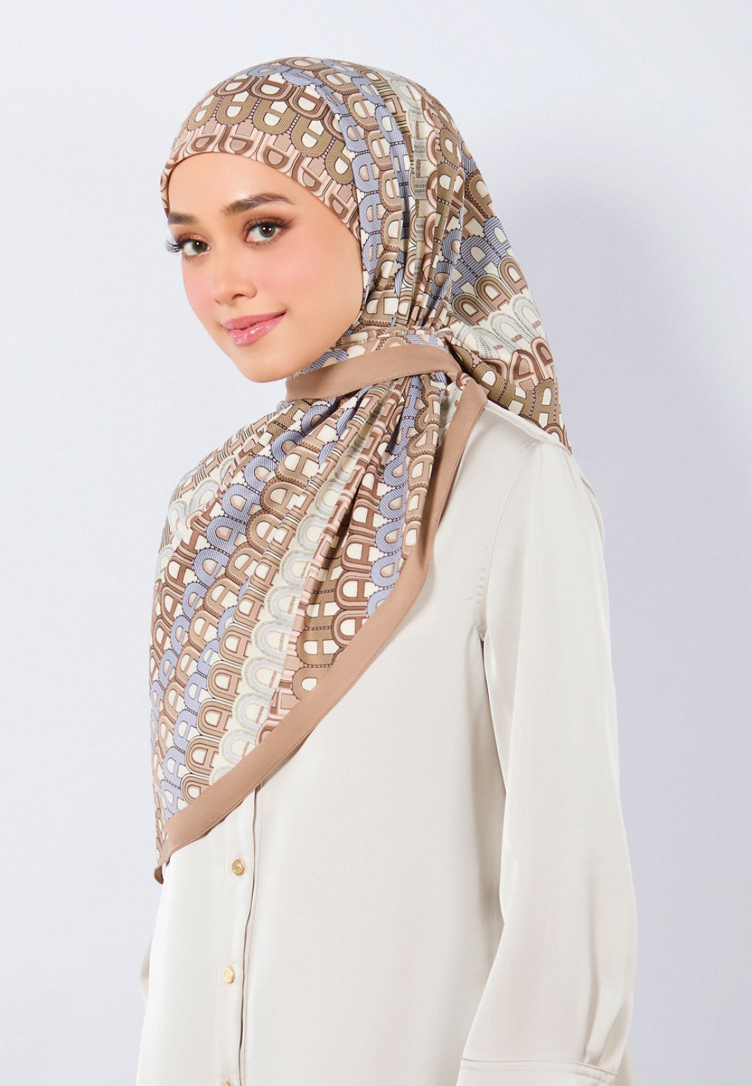 SQ A MONO TWILL PRINTED