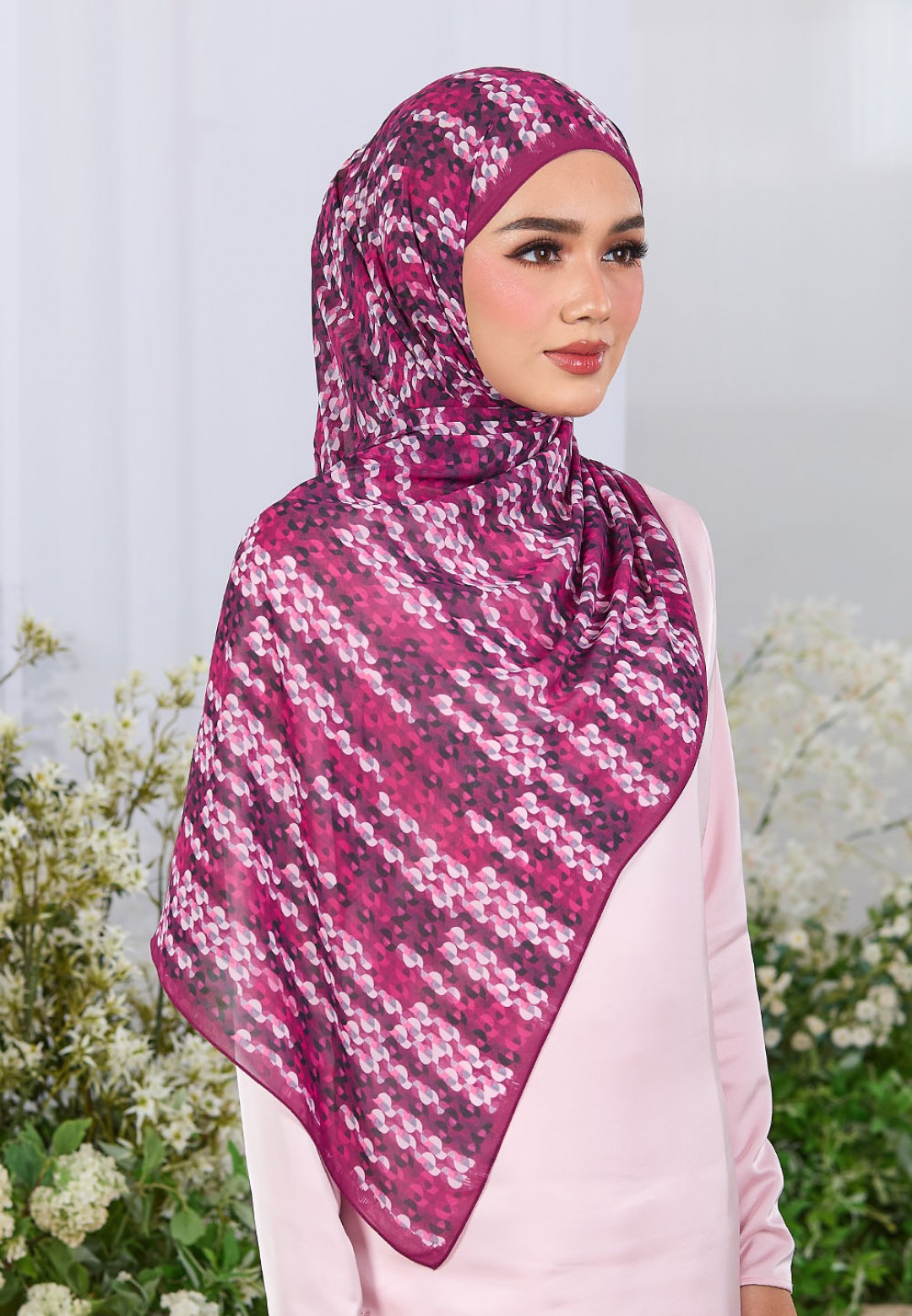 SHAWL DREAMY GLAZE PRINTED