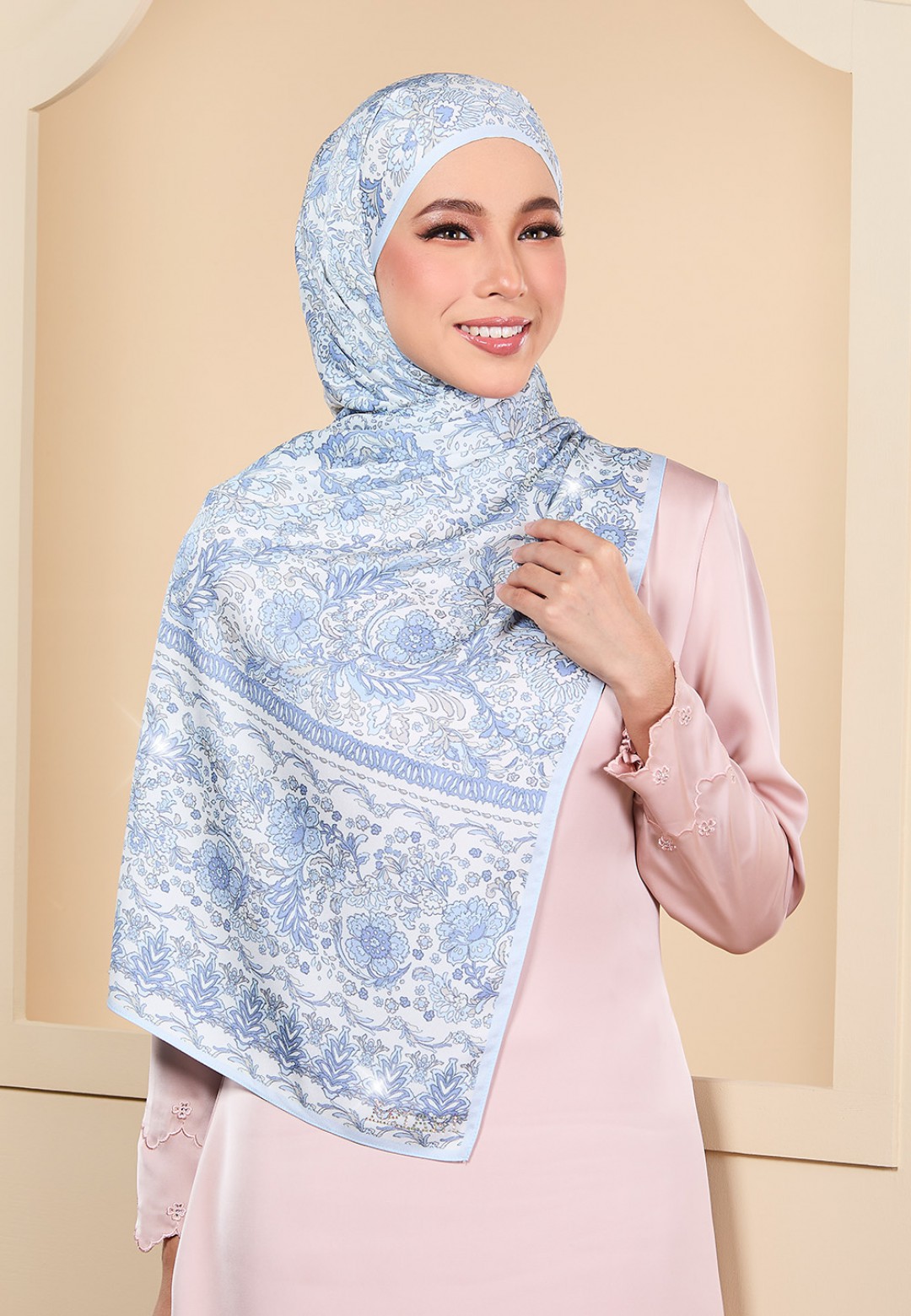 SHAWL THEIA PRINTED DIAMOND