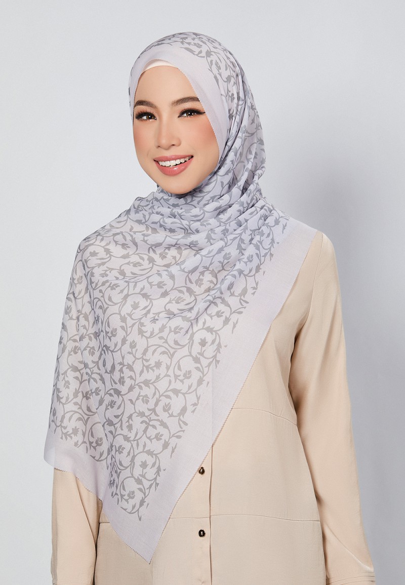 SHAWL DULCE VOILE PRINTED LASERCUT