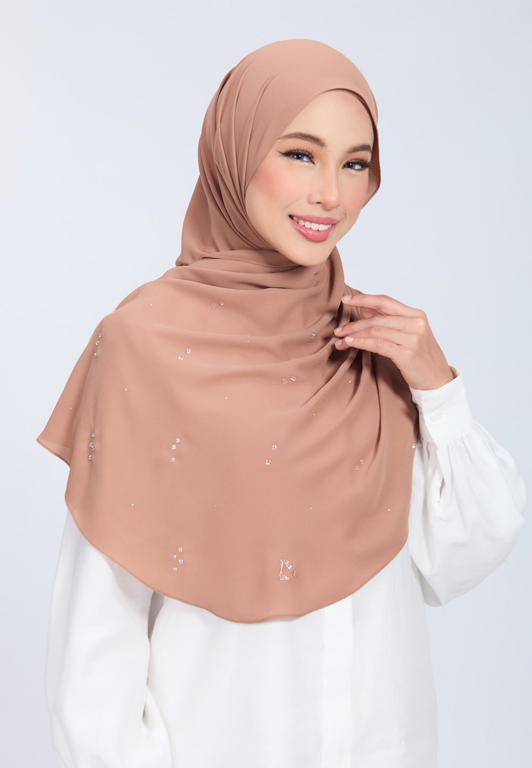 SHAWL FLORAYNE PLAIN DIAMOND