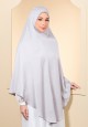 KHIMAR AYESHA IN SILVER