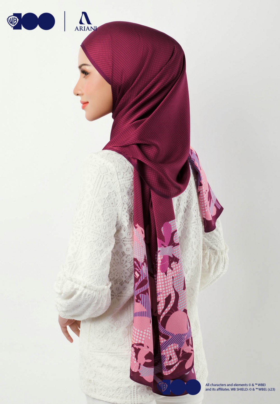 SHAWL 308 WB100 PRINTED