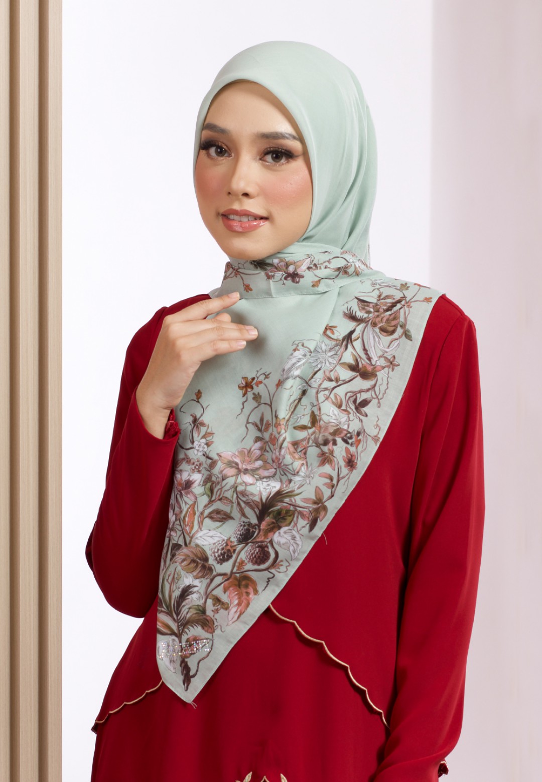 SQUARE HARLYN VOILE PTD 119