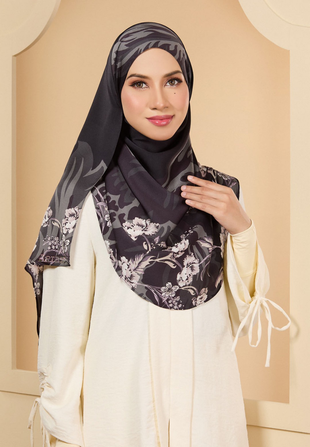 INSTANT SHAWL INACIO PRINTED