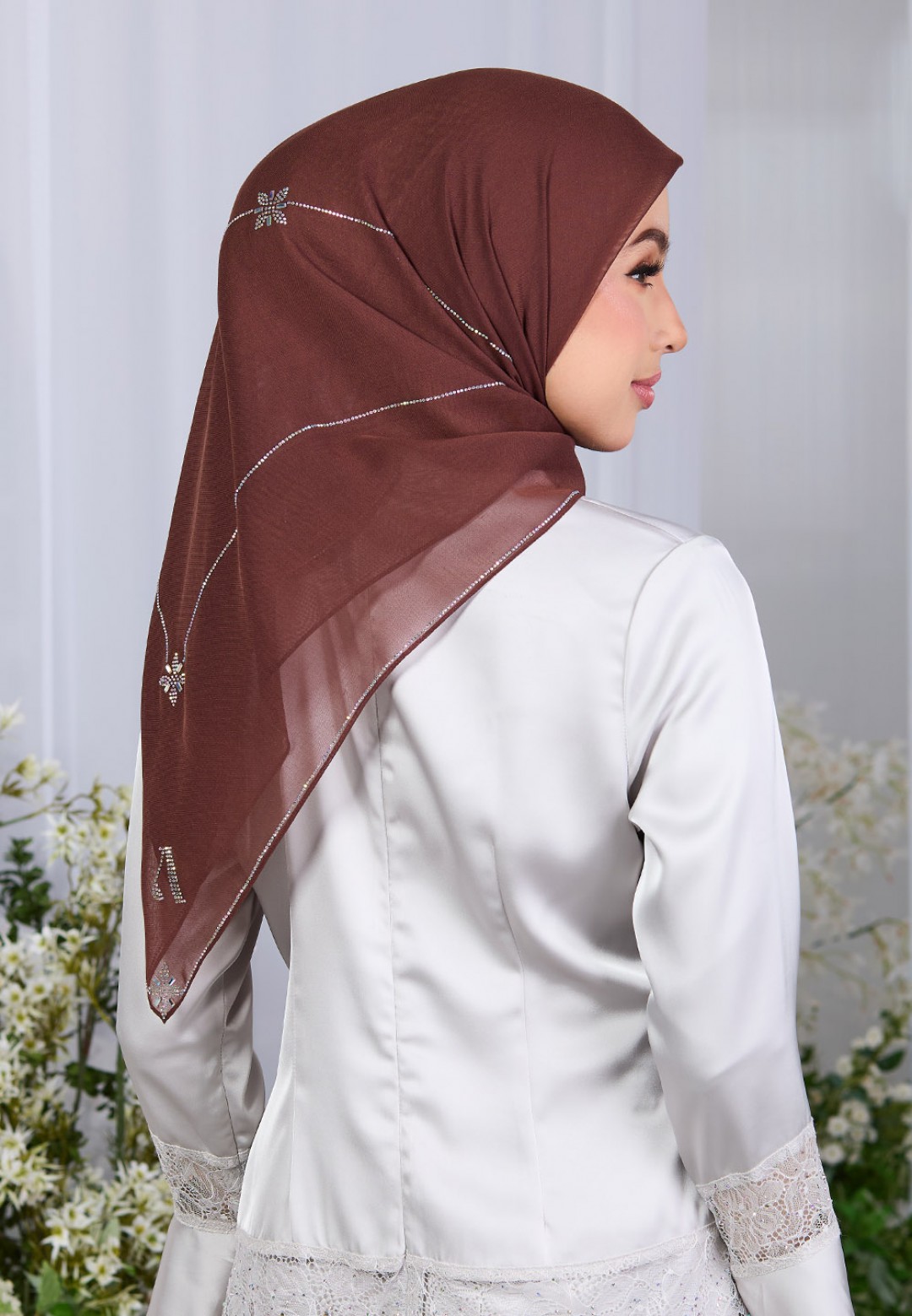 SQ STELLARA VOILE PLAIN DIAMOND