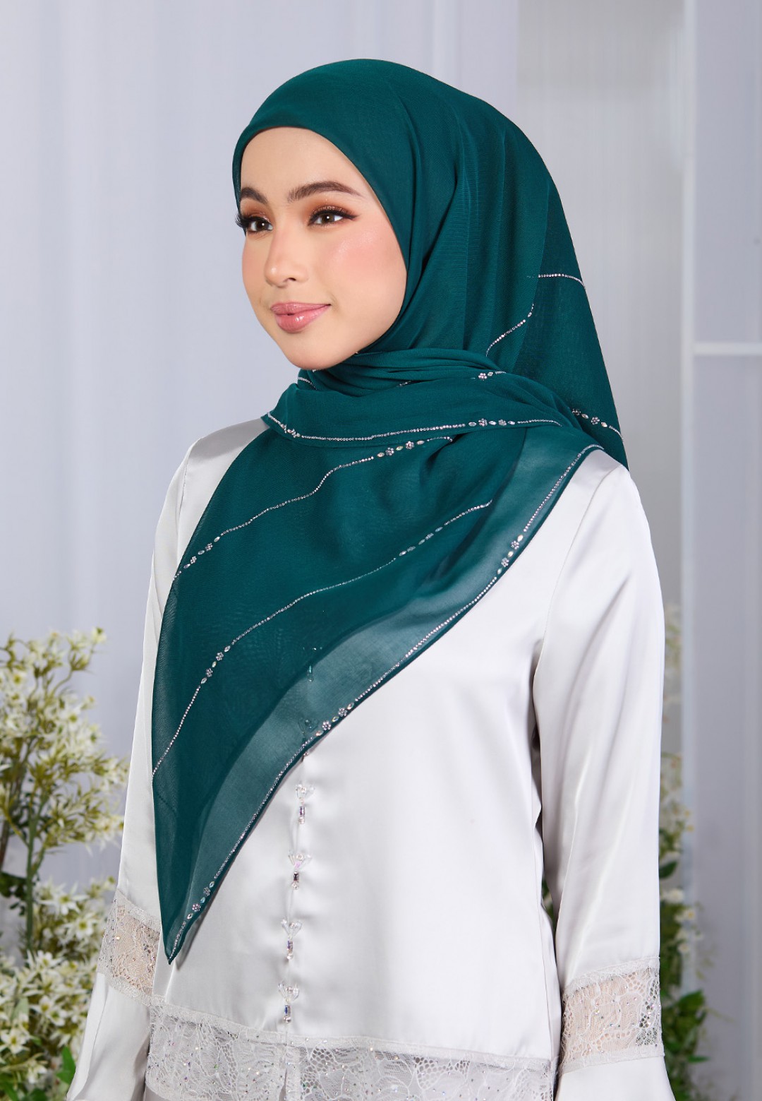 SQ LUSTRELLE VOILE PLAIN DIAMOND