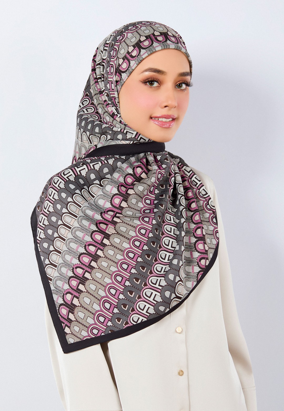 SQ A MONO TWILL PRINTED