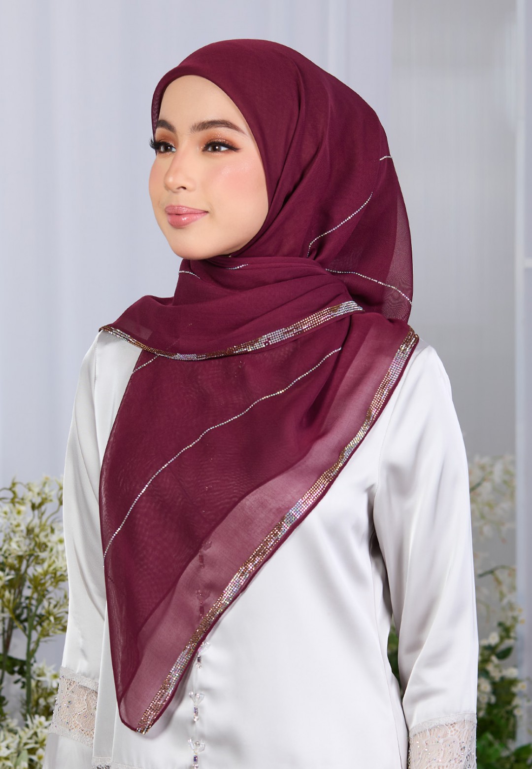 SQ GLACERA VOILE PLAIN DIAMOND
