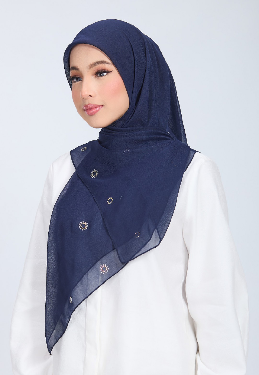 SQ CRYSTALORA VOILE PLAIN DIAMOND