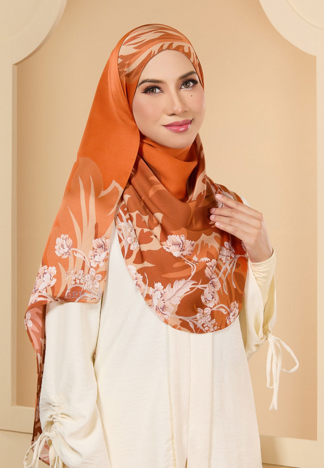 INSTANT SHAWL INACIO PRINTED