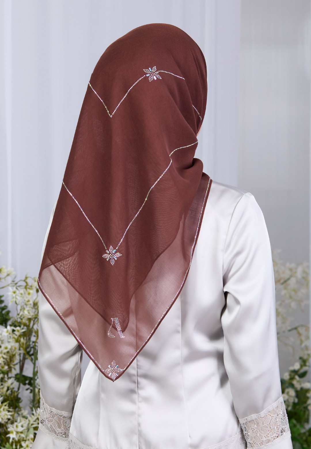 SQ STELLARA VOILE PLAIN DIAMOND