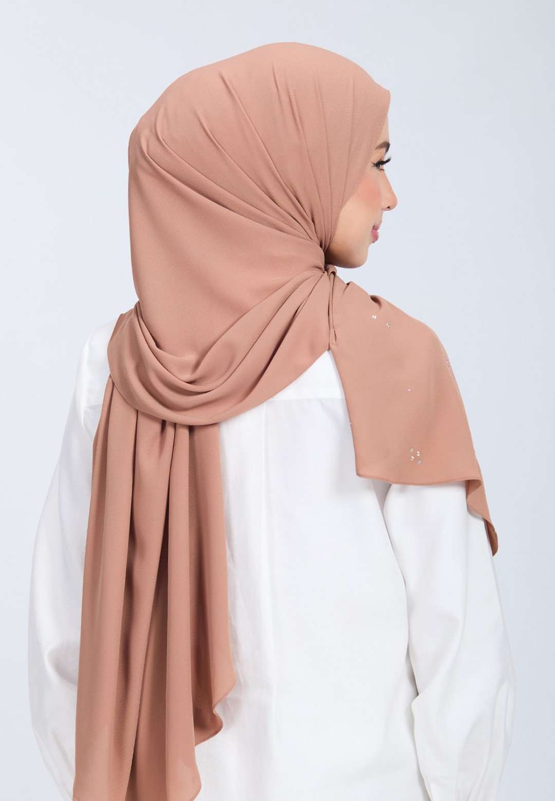 SHAWL FLORAYNE PLAIN DIAMOND