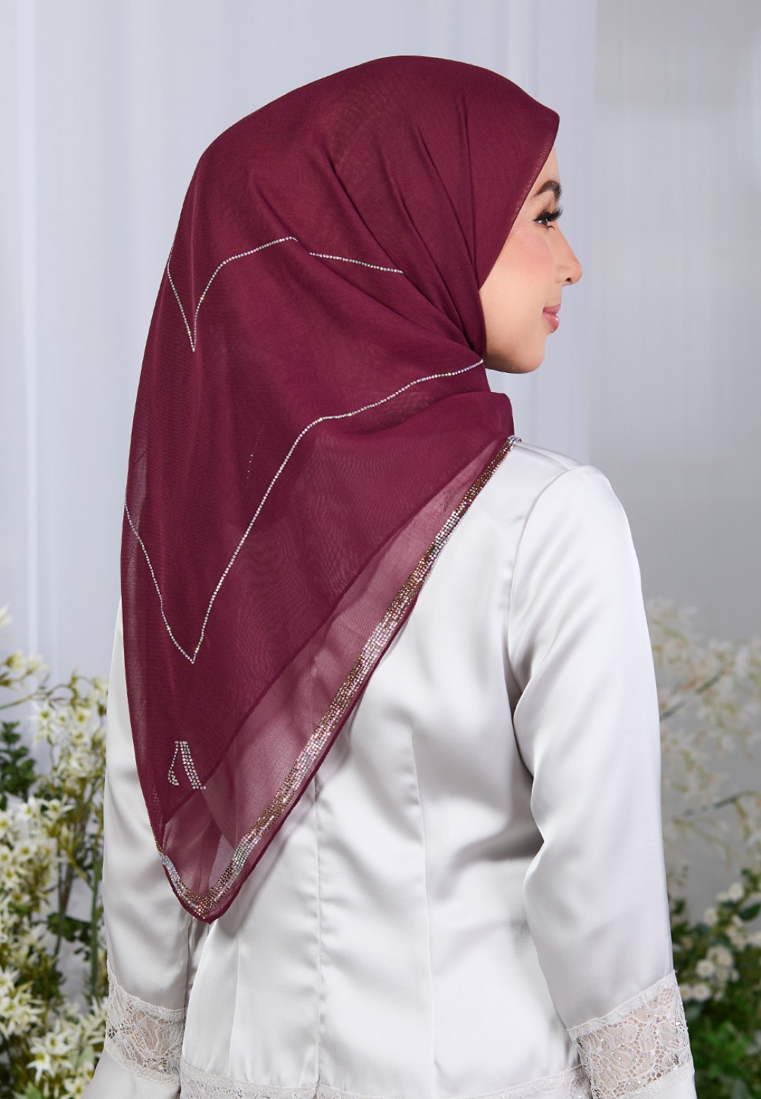 SQ GLACERA VOILE PLAIN DIAMOND