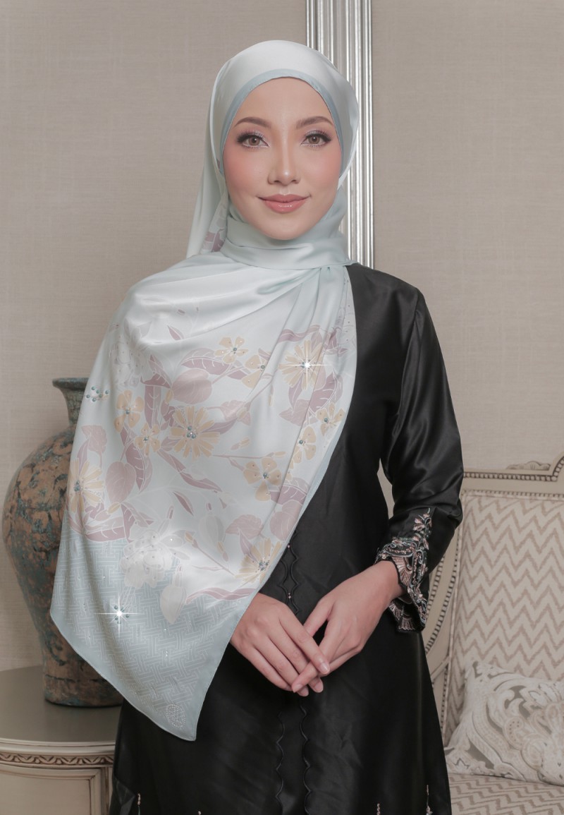 SHAWL 298 BLOSSOM PETALS PTD DIAMOND