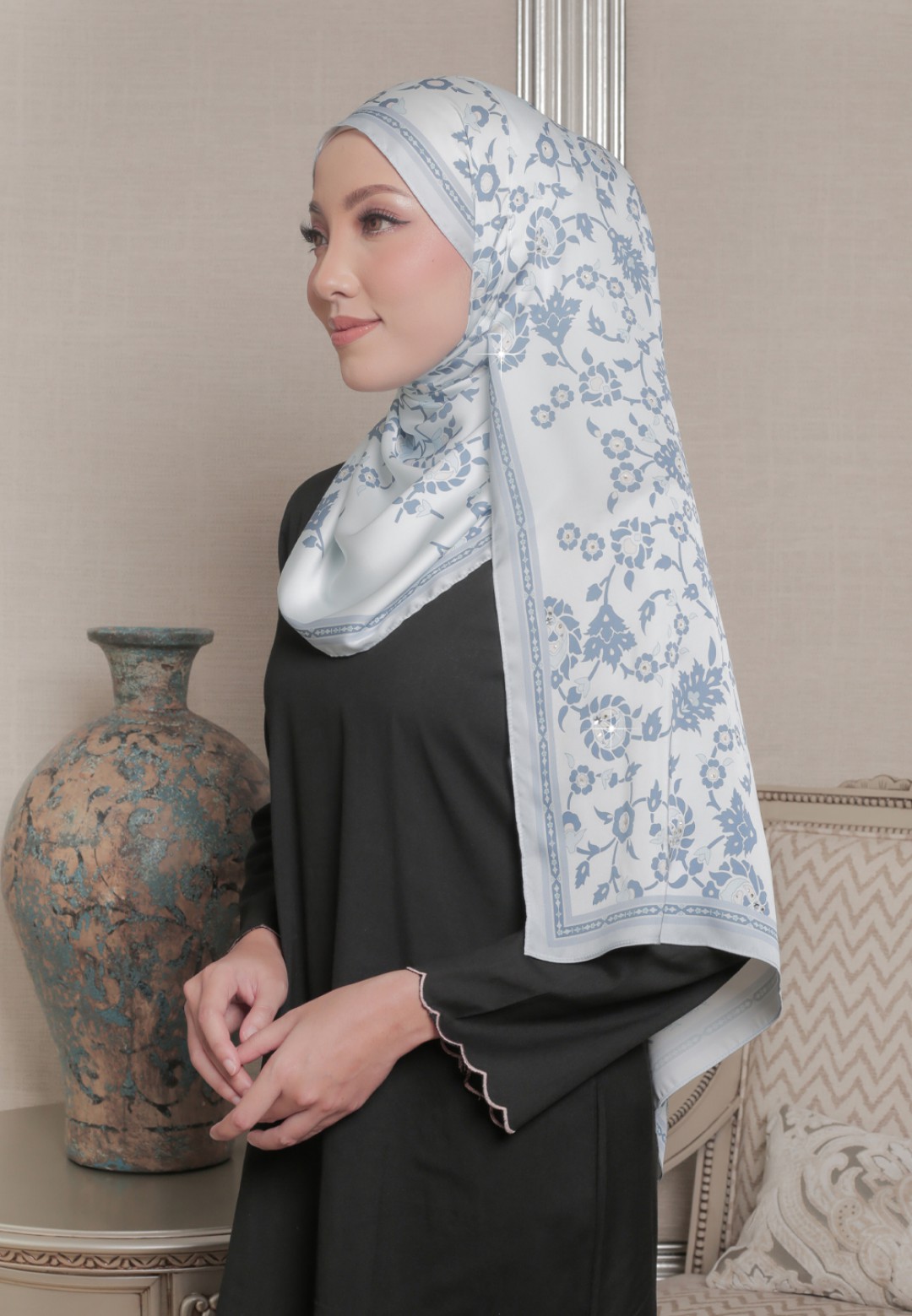 SHAWL 289 TIMELESS BLOOM PTD DIAMOND