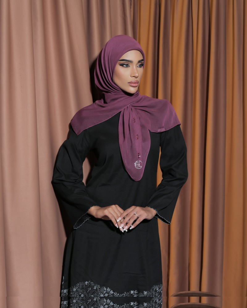 SQUARE LENNA VOILE PLAIN DIAMOND