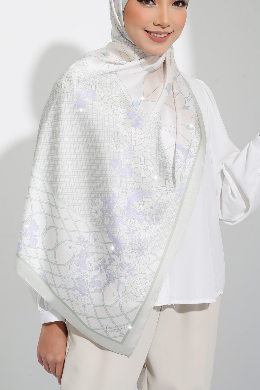 SHAWL MARTHA PRINTED DIAMOND 279