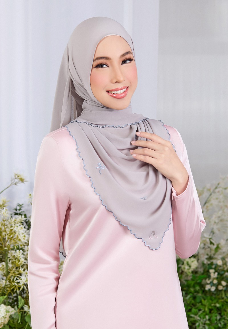 SHAWL ROXY PLAIN EMBROIDERY