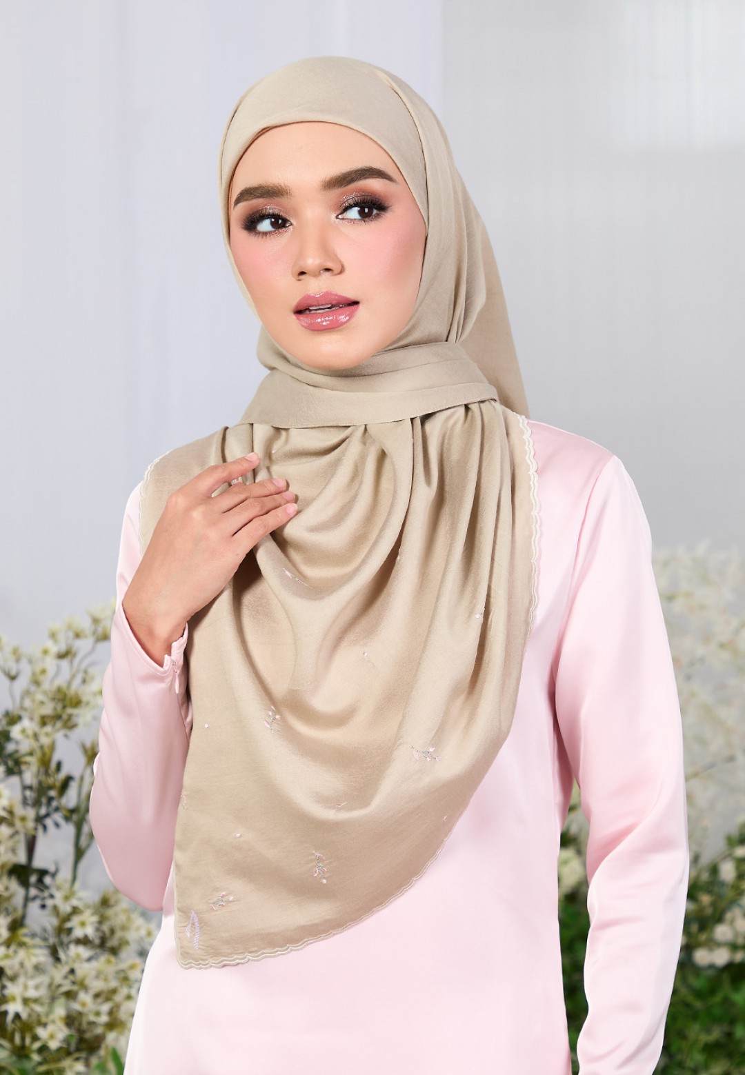 SQ ESME VOILE PLAIN EMBROIDERY