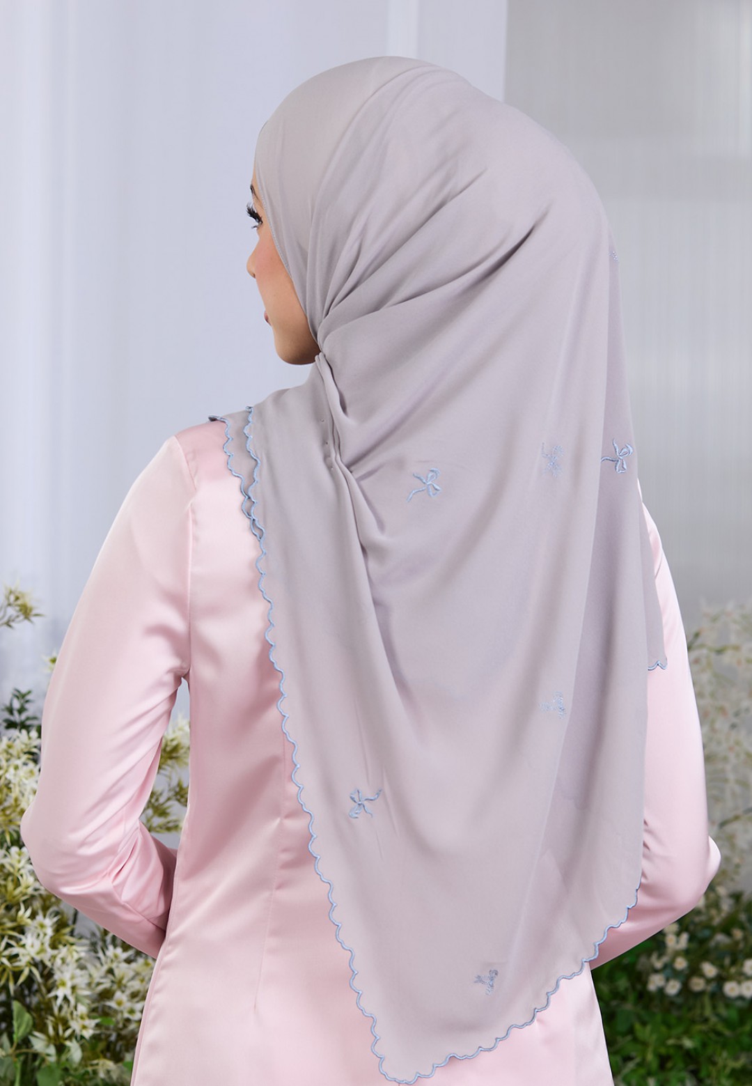 SHAWL ROXY PLAIN EMBROIDERY