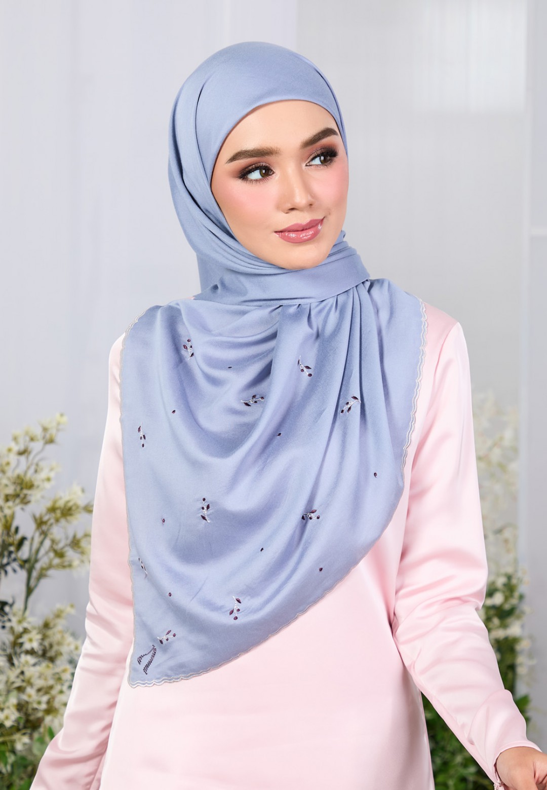 SQ ESME VOILE PLAIN EMBROIDERY