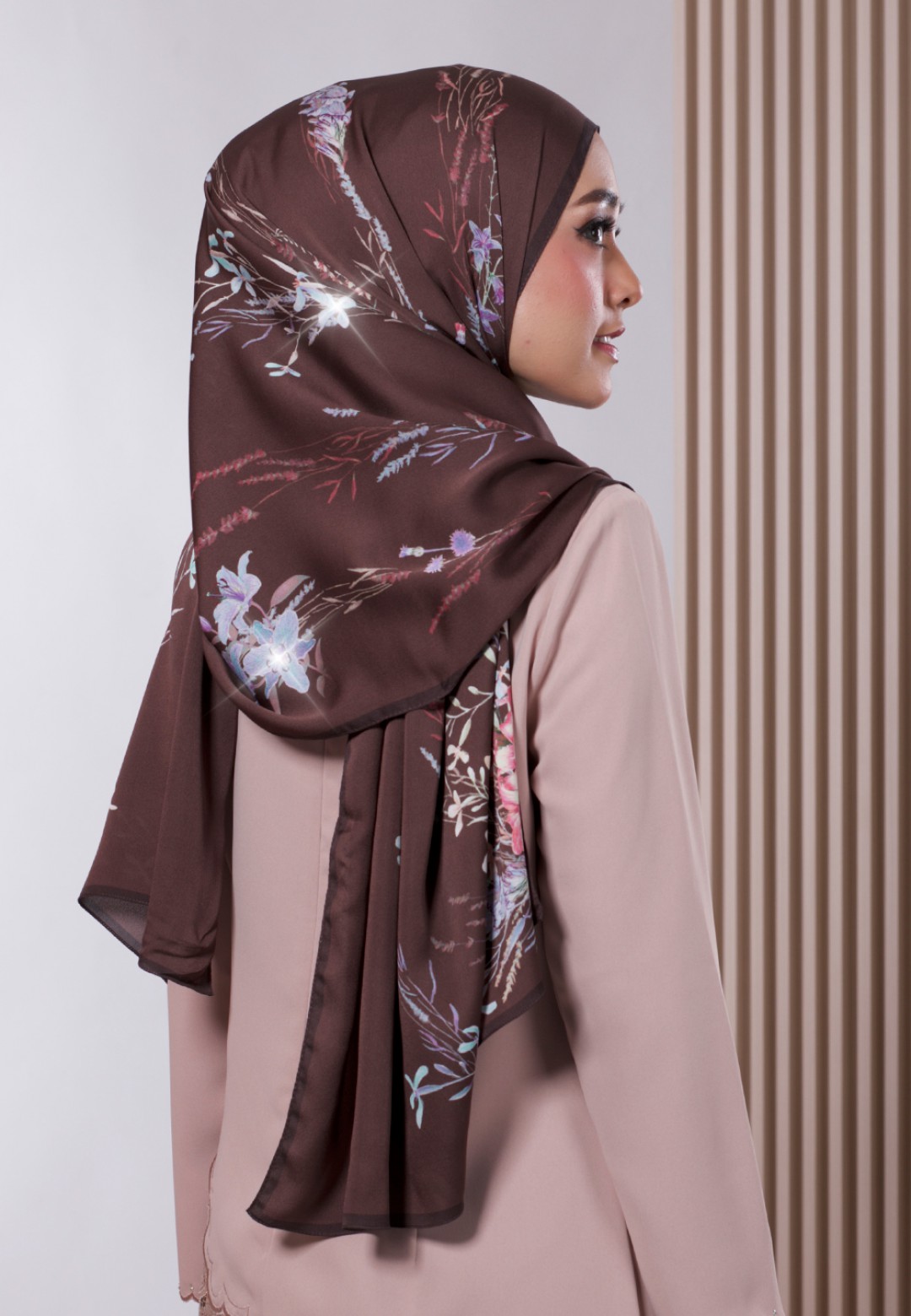 SHAWL 298 BELAIRE PRINTED DIAMOND