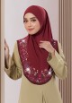 TIARA BLOSSOM IN MAROON (DIAMOND)