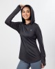 AGILE FITTED HOODIE (SHORT VERSION) IN DARK SLATE GREY