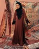 ALEEYA JUBAH IN BRANDY BROWN