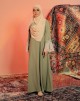 ALEEYA JUBAH IN OIL GREEN