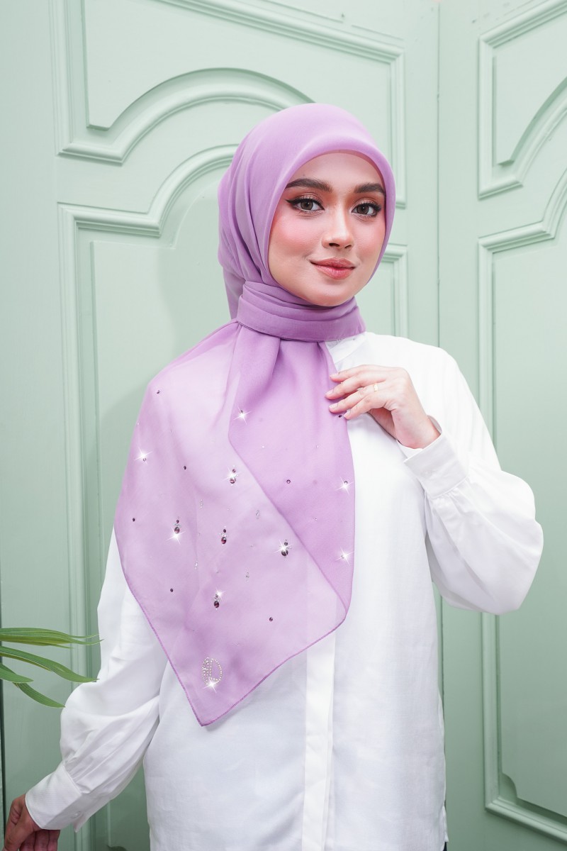 SQ QASEH VOILE PLAIN DIAMOND