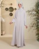 AMINAA JUBAH IN GREY