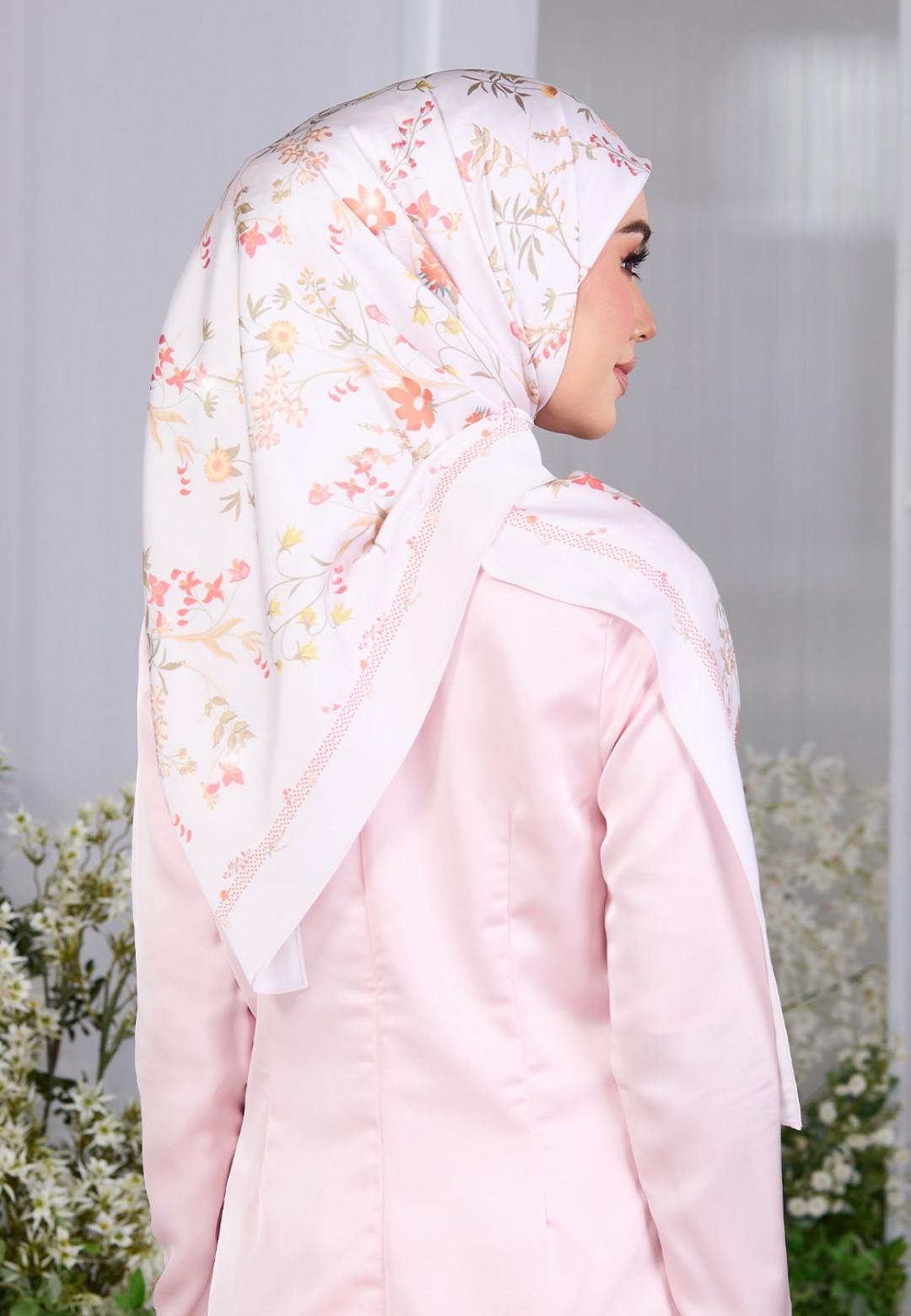 SQ BLOSSOM CASCADE PRINTED DIAMOND