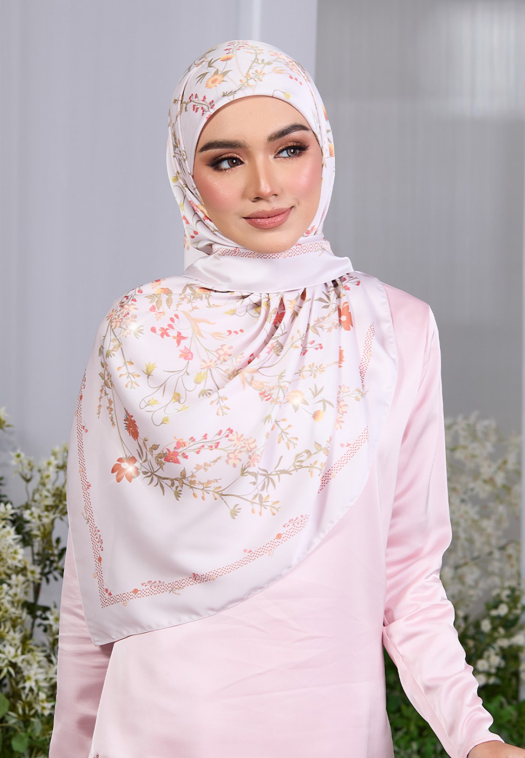 SQ BLOSSOM CASCADE PRINTED DIAMOND