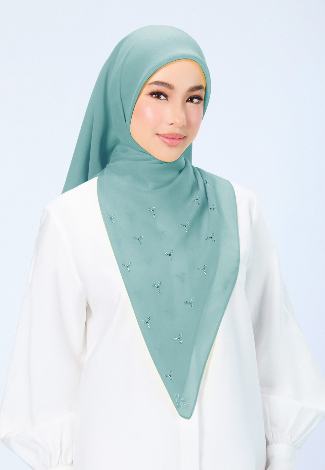 SQ CRYSTALLIQUE VOILE PLAIN DIAMOND