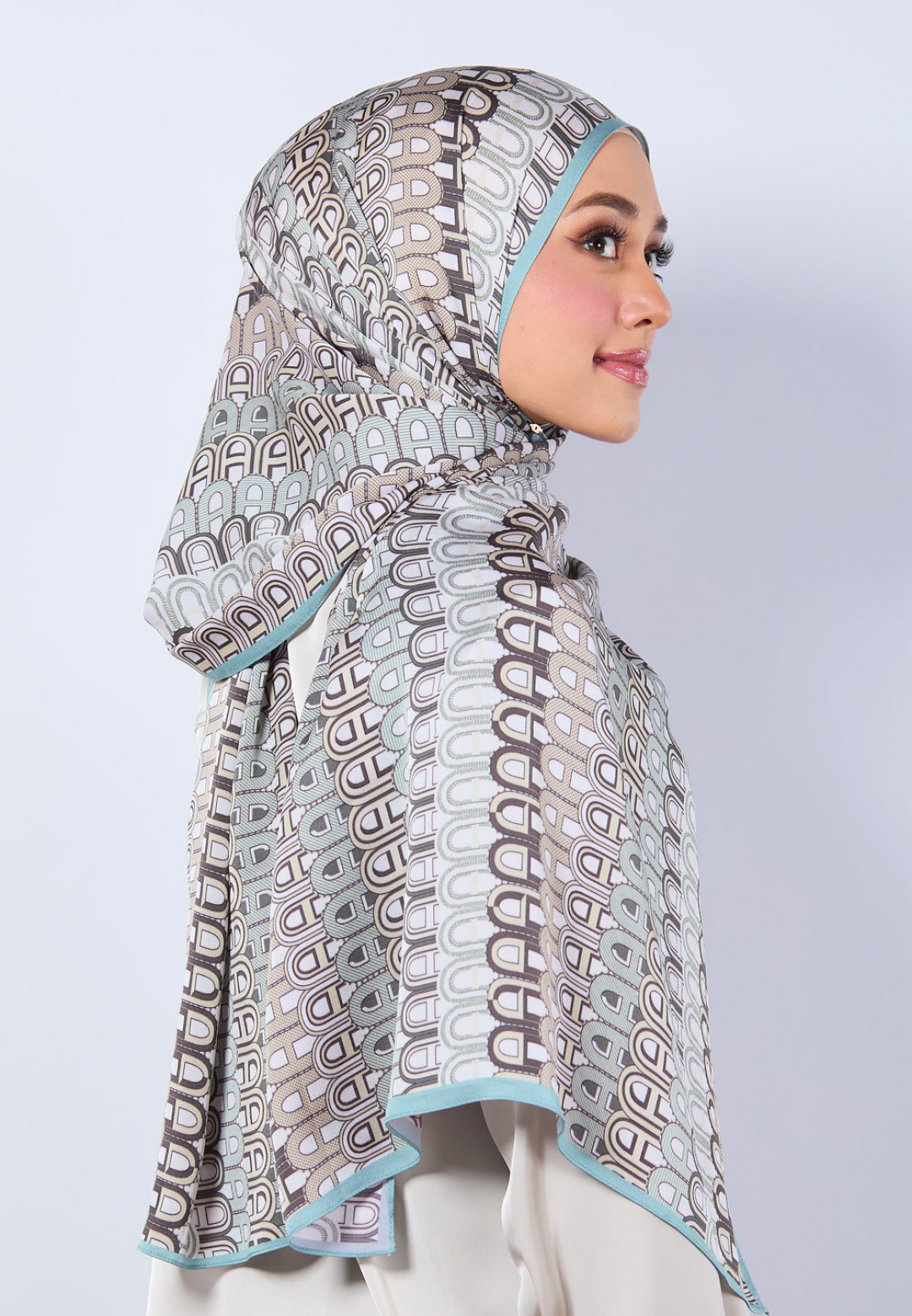 SHAWL A MONO PRINTED