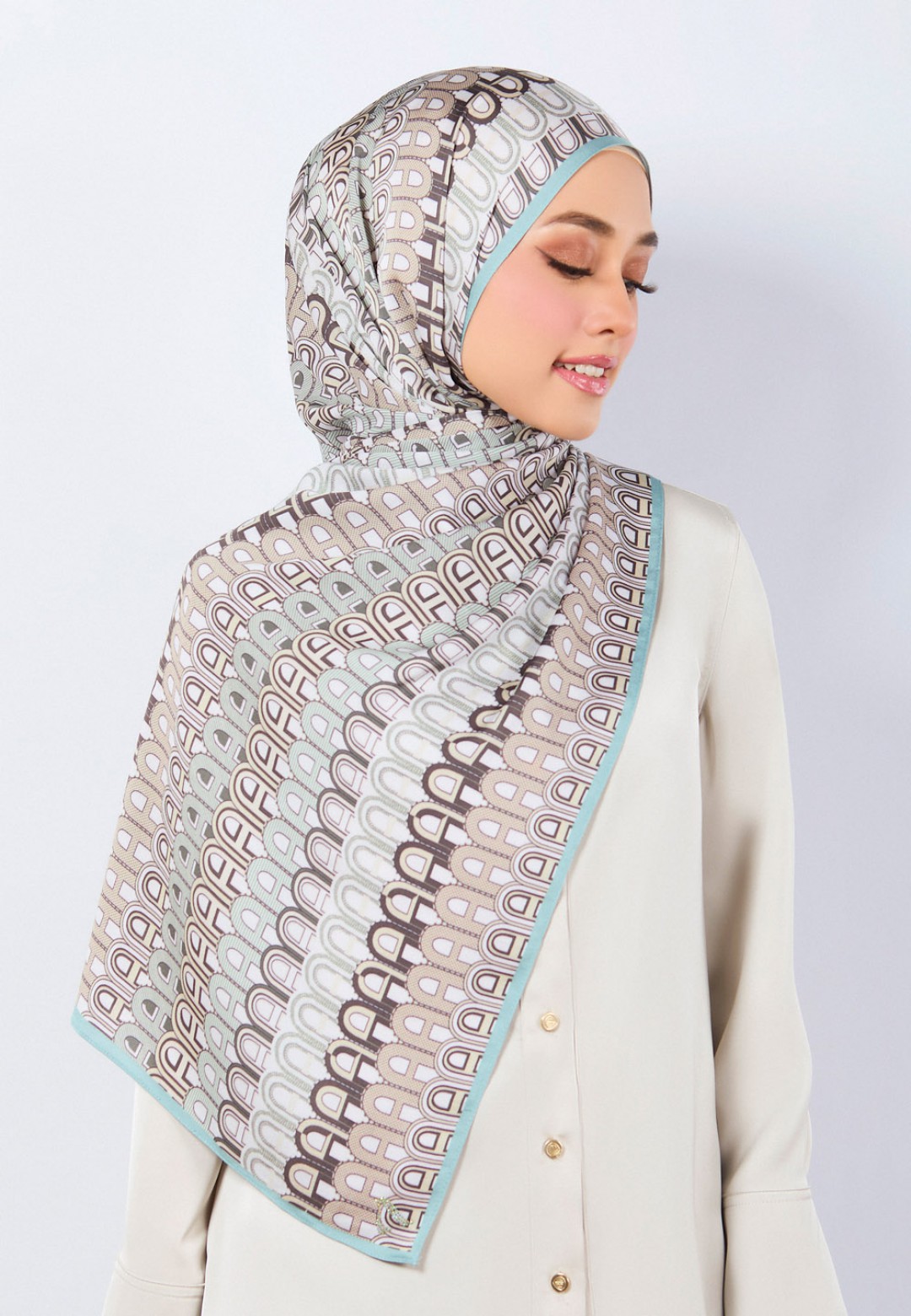 SHAWL A MONO PRINTED