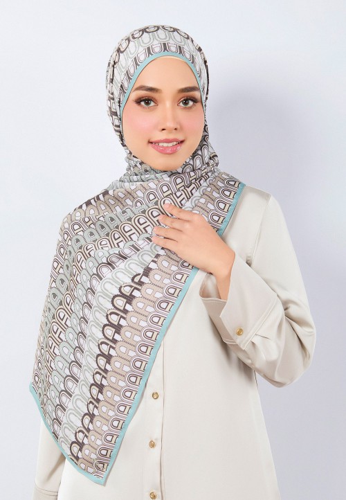 SHAWL A MONO PRINTED