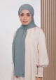 AFRAH INSTANT SHAWL  TIE BACK IN AQUA