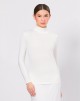 LAYNE TURTLENECK IN SNOW WHITE
