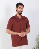 BARIQ SHIRT IN DARK BROWN
