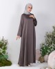 ASEEL JUBAH IN BROWN