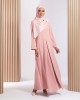 ASFIYA JUBAH IN CORAL PINK