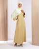 ASFIYA JUBAH IN GOLDEN LIME