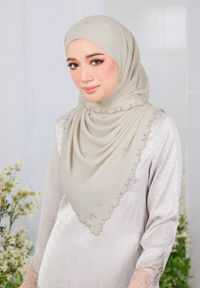 SHAWL ZARRA PLAIN EMBROIDERY