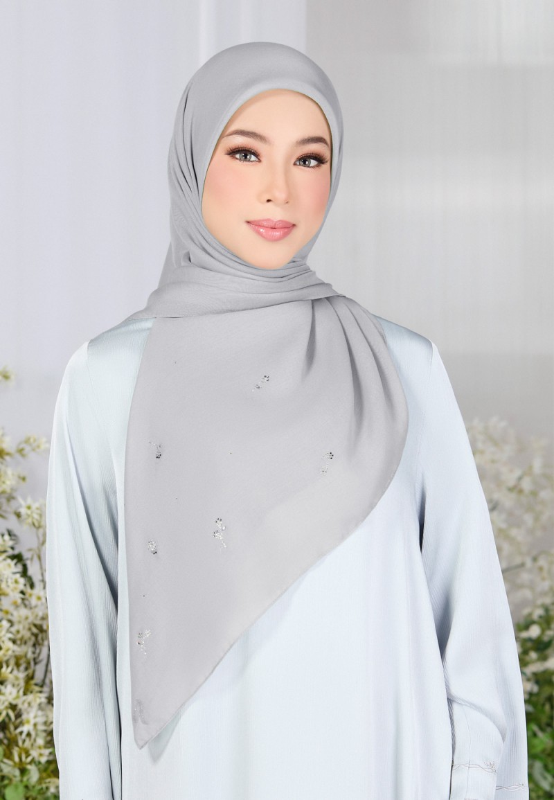 SQ PETALISCENT VOILE PLAIN DIAMOND