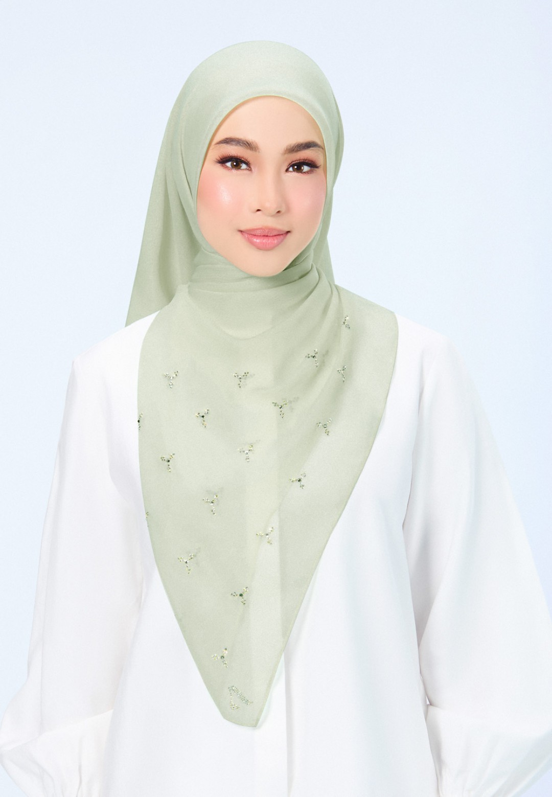 SQ CRYSTALLIQUE VOILE PLAIN DIAMOND