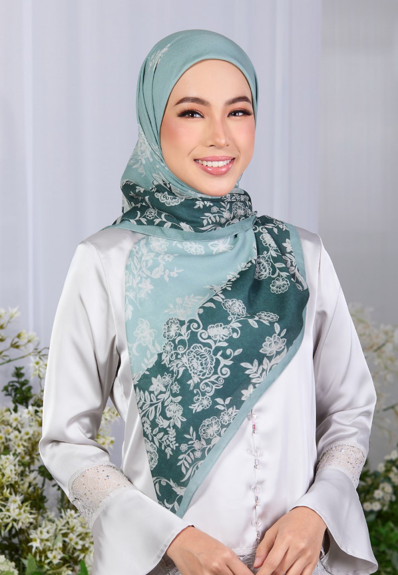 SQ BLOOMIRIS VOILE PRINTED